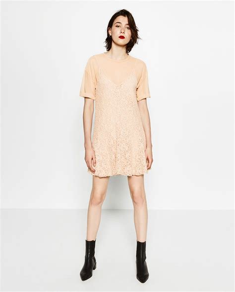 lace dresses for women Zara